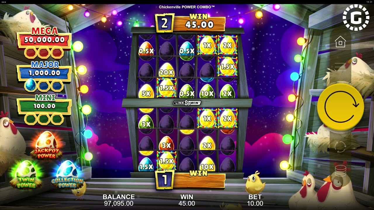 Chickenville Power Combo by All41 Studios Slot Features | GamblerID