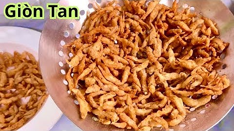 Bí Quyết Làm Cá Cơm Chiên Giòn tan Để Được Lâu Nhanh Đơn Giản Nhất | Bếp Nhà Sương