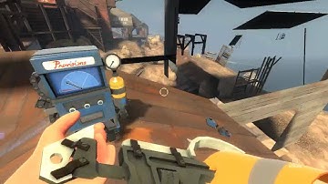 Team Fortress 2 New Engineer exploit glitch on Pl_upward