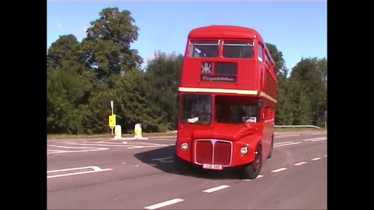 CLASSIC BUSES AT BISHOPS LYDEARD AND SILK MILLS AS A LEVEL CROSSING