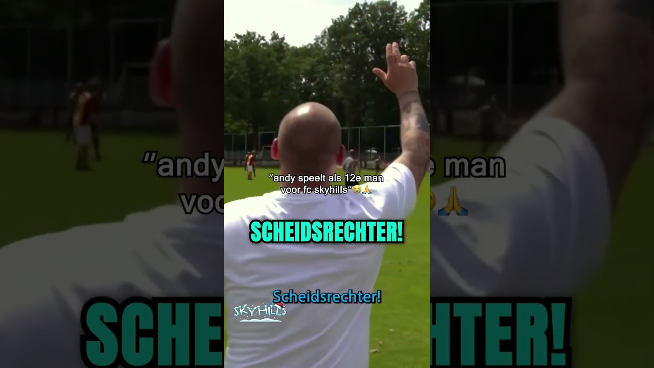 andy speelt als 12e man #andyvandermeijde #wesleysneijder #bijandyindeauto #viraal #shorts