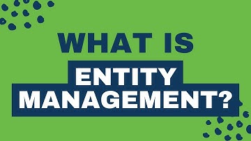 What Is Entity Management?