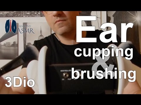ASMR | Ear Cupping And Brushing | NO TALKING | 3 Dio