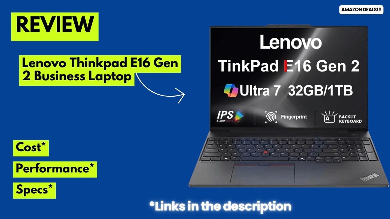 極上 2026年製 ThinkPad E16 Gen2 Ryzen7 32GB Amazon.com: Lenovo ThinkPad E16 Gen 2 Business Laptop, 16