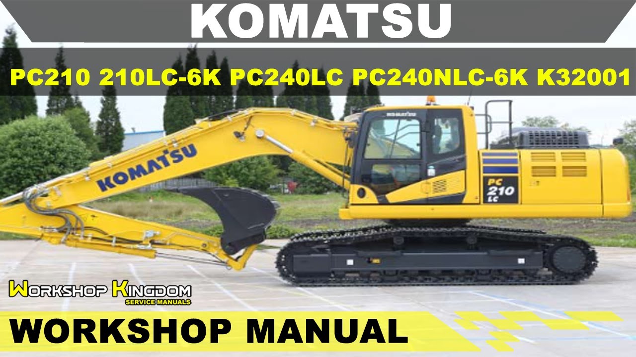 KOMATSU PC210 210LC-6K Workshop Service Repair Manual - English - PDF ...