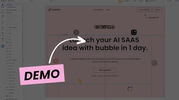 Launch your AI SAAS with this Bubble template (demo)
