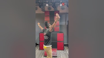 Pro 212 dual 12 inch line array sound system Testing.