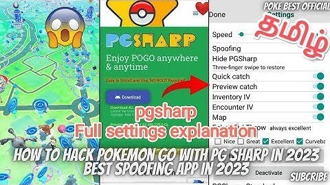 Pgsharp Full Settings Explanation | Pokemon go | Tamil #pokemongo #pokemongotamil