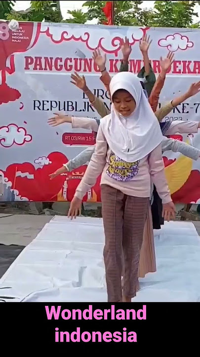 tarian wonderland #aleandraulinan #fypシ #shorts #17agustus