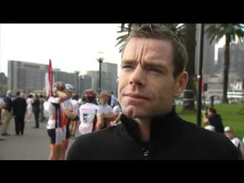 CADEL EVANS FABIAN CANCELLARA GOOF