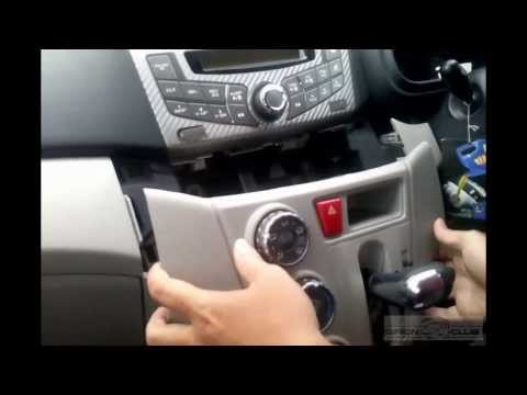 Cara-cara membuka cover radio dashboard kereta MYVI 