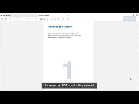 SumatraPDF: Decrypt PDF