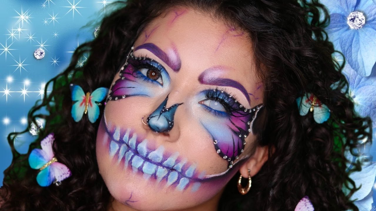 Colorful Butterfly Makeup Halloween Tutorial - Kindly Unspoken