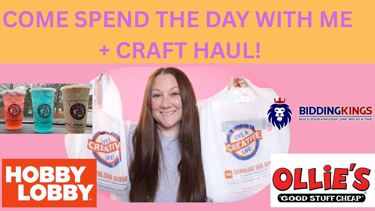 HUGE CRAFT HAUL! HOBBY LOBBY, OLLIES, + MORE!