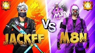 JACK FF  ️  M8N | 1 VS 1 | Full Gameplay  | جاك ضد مستقعدين واحد ضد واحد !!!