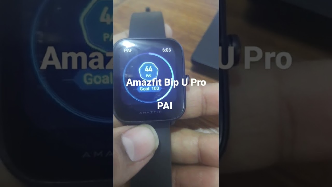 PAI indicator Amazfit Bip U Pro
