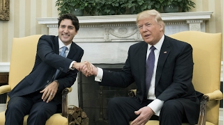 LIVE: Trump and Canadian PM Justin Trudeau Speak at White House