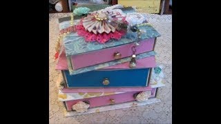 Altered Book Stack Tutorial - How to make book boxes (PART 2)