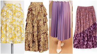 Mind Blowing Woman New Flair Skirt Design