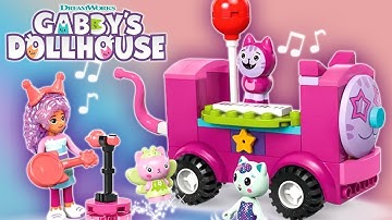 LEGO Dance Party! DJ CatNip Brings the PARTY BUS to the Dollhouse! | GABBY