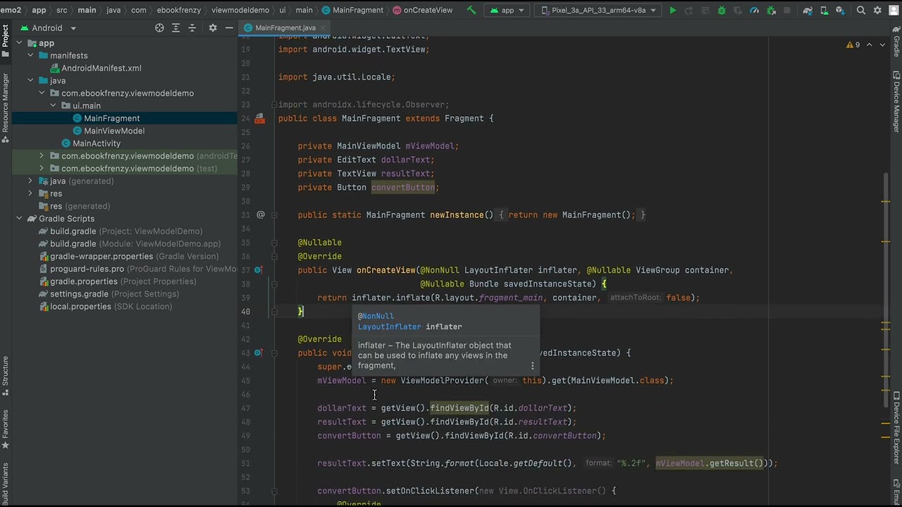 Android Jetpack LiveData Tutorial