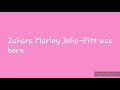Happy 16th Birthday Zahara Marley Jolie-Pitt