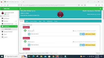 Tutorial pengisian modul pertemuan pada MK di Sistem E-Learning pada Aplikasi sisfo bagi dosen.