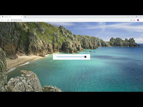 How to make lighting setup with scale on website, using HTML, CSS, JS