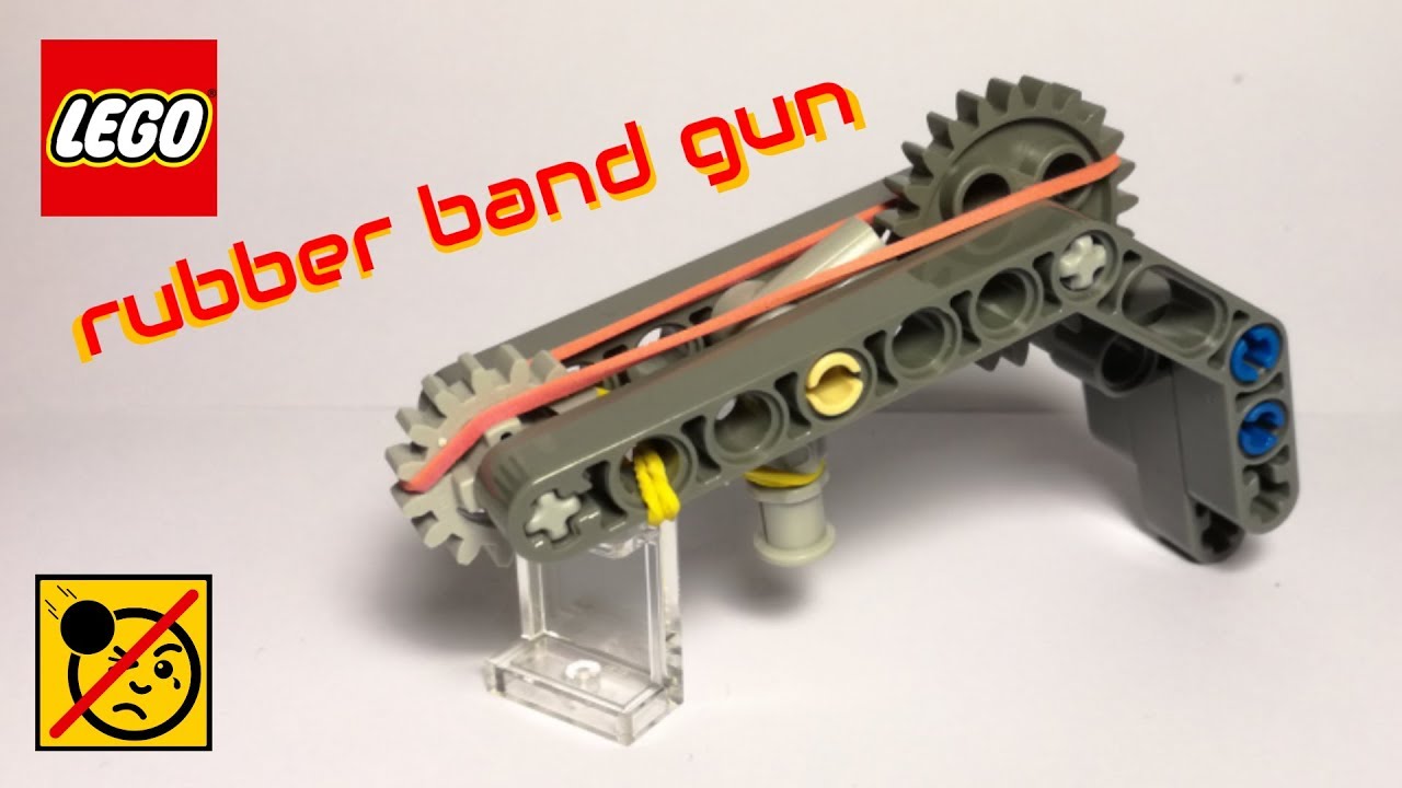 LEGO mini rubber band gun YouTube