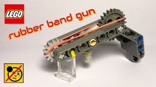 LEGO mini rubber band gun