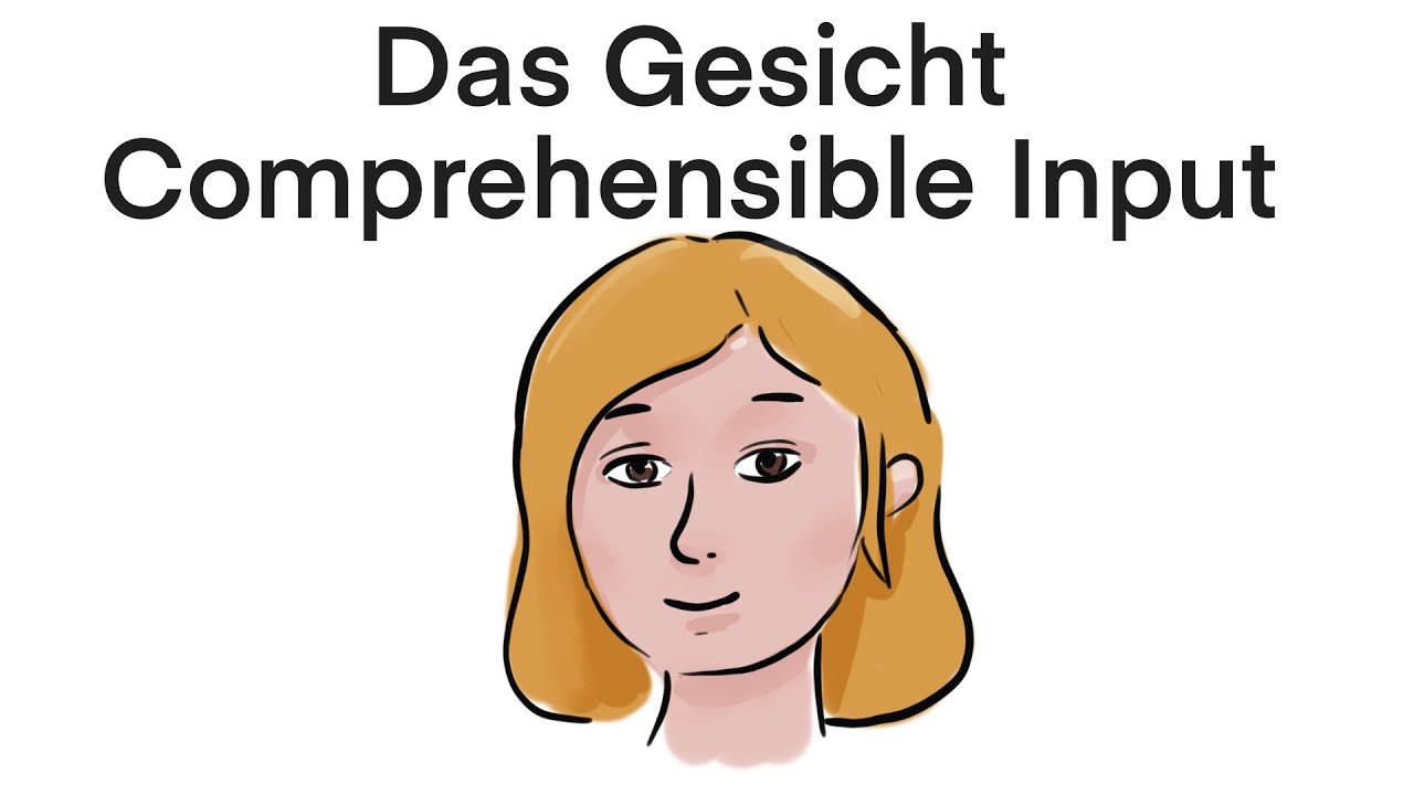 Learn easy German through comprehensible input (Super Beginner) Das Gesicht