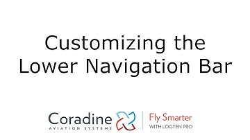 LogTen Pro for iOS: Customizing the Lower Navigation Bar