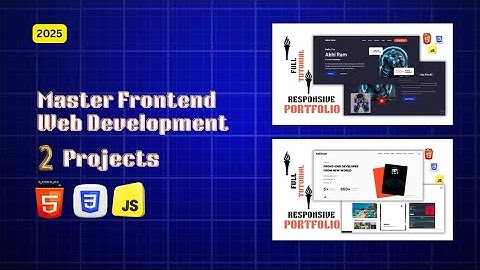Build 2 Real World Web Development Projects | Full Frontend Projects HTML, CSS JAVASCRIPT