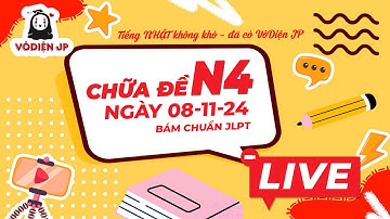 Trang Ss chữa đề JLPT N4 ngày 08/11/24| Học tiếng Nhật mỗi ngày| Bám sát chuẩn thi JLPT