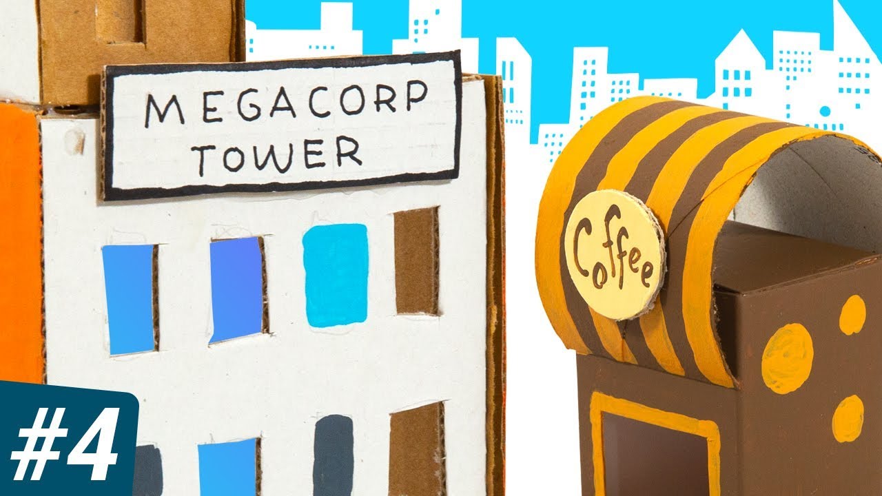Box City #4: The Office District | DIY Cardboard Houses &amp; Craft Ideas ...