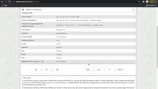 How to change timezones on browser? | Chrome DevTools