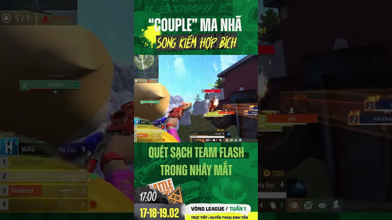 Thần đồng WAG.Dolphin cân 3 team Flash cứu TheGhost trong nháy mắt!