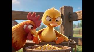 Duckling's Big Popcorn Explosion! 🍿💥 | Funny 3D Cartoon Story