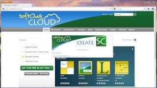 Starting SoftChalk Create from the Cloud