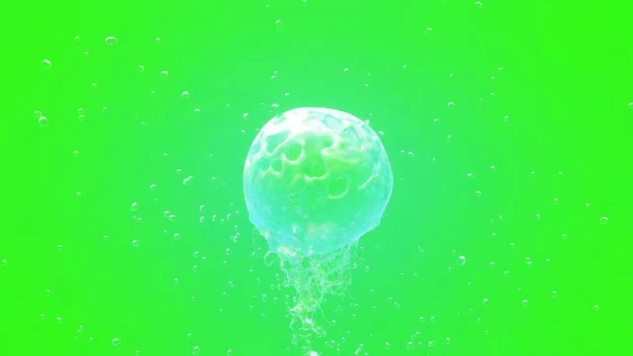 💦Efecto bola de liquido pantalla verde 💧 [ Efectos CHROMA KEY water ]