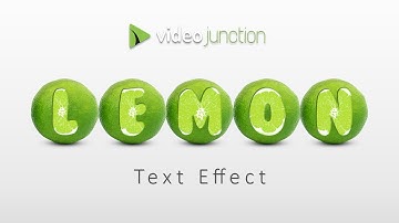 How to make Lemon Text Effect in photoshop