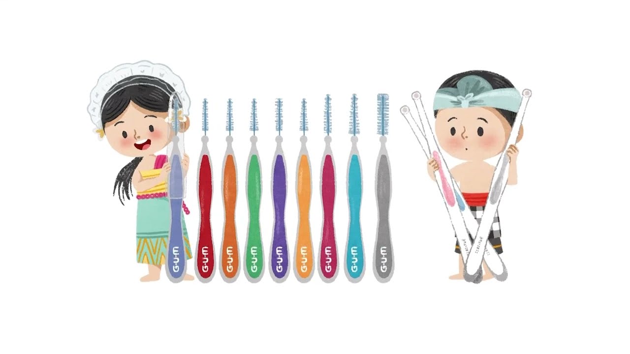 Pembersihan Sela-sela Gigi GUM Interdental Brush