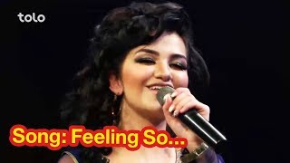 اجرای آهنگ انگلیسی بسیار زیبا توسط مینا تاجکی در کنسرت هلال عید