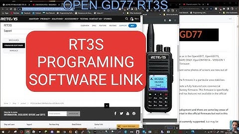 RETEVIS RT3S CPS Programming Software 2022 link