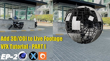 PF Track & Cinema 4D & Corona Workflow - Add 3D / CGI to Live Footage VFX Tutorial - PART I