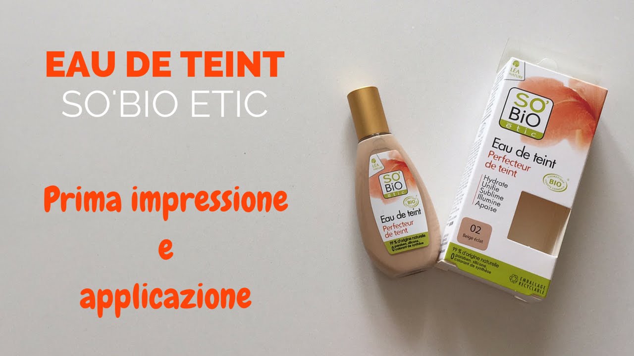 SO'BiO étic Eau De Teint 5-in-1 – Leichter Teintperfektor Mit Hyaluron | 02 Beige Bright, 30 Ml