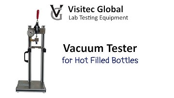 Vacuum Tester for Hot Filled Bottles | Visitec Global | Laboratory Testing Equipment