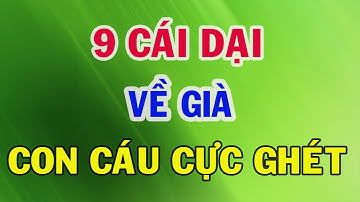 9 cái dại của tuổi già, con cháu nó ghét nhưng không nói - Triết Lý Cuộc sống