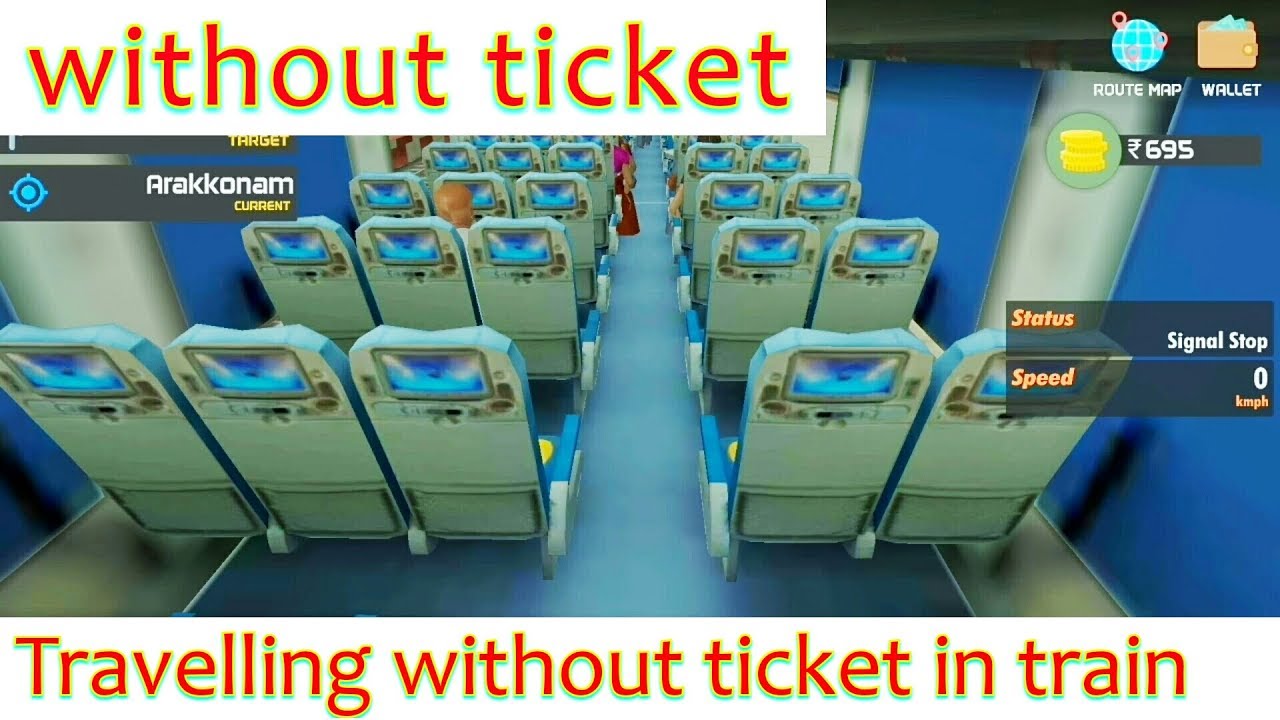 without ticket train travel