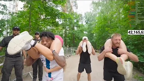 Ishowspeed joins the wife carrying race championship 2025 Finland🇫🇮🏆 on Stream #sports